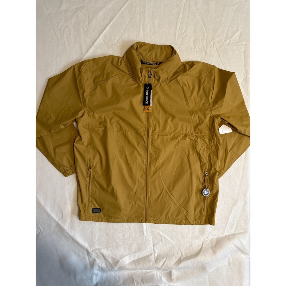 NWT Dri Duck‎ Wheat Men's 4XL Packable Wind & Water Resistant Jacket - Picture 3 of 9